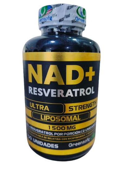 NAD+ RESVERATROL – Ultra Strength Liposomal 1500 mg