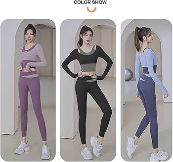 Set Deportivo Mujer 2 Piezas Licra Fitness Gym Yoga Running Conjunto Deportivo