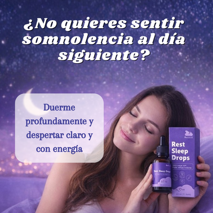 Rest Sleep Drops Gotas para Dormir 60ml Descanso Nocturno y Relajación