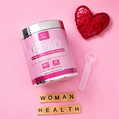 Gold Inositol Fit On 300g Myo Inositol Con Vitamina D3 Ácido Fólico Y Omega 3