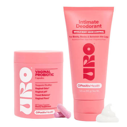 Kit URO Probiótico Vaginal + Desodorante Íntimo Femenino Control de Olor y Frescura